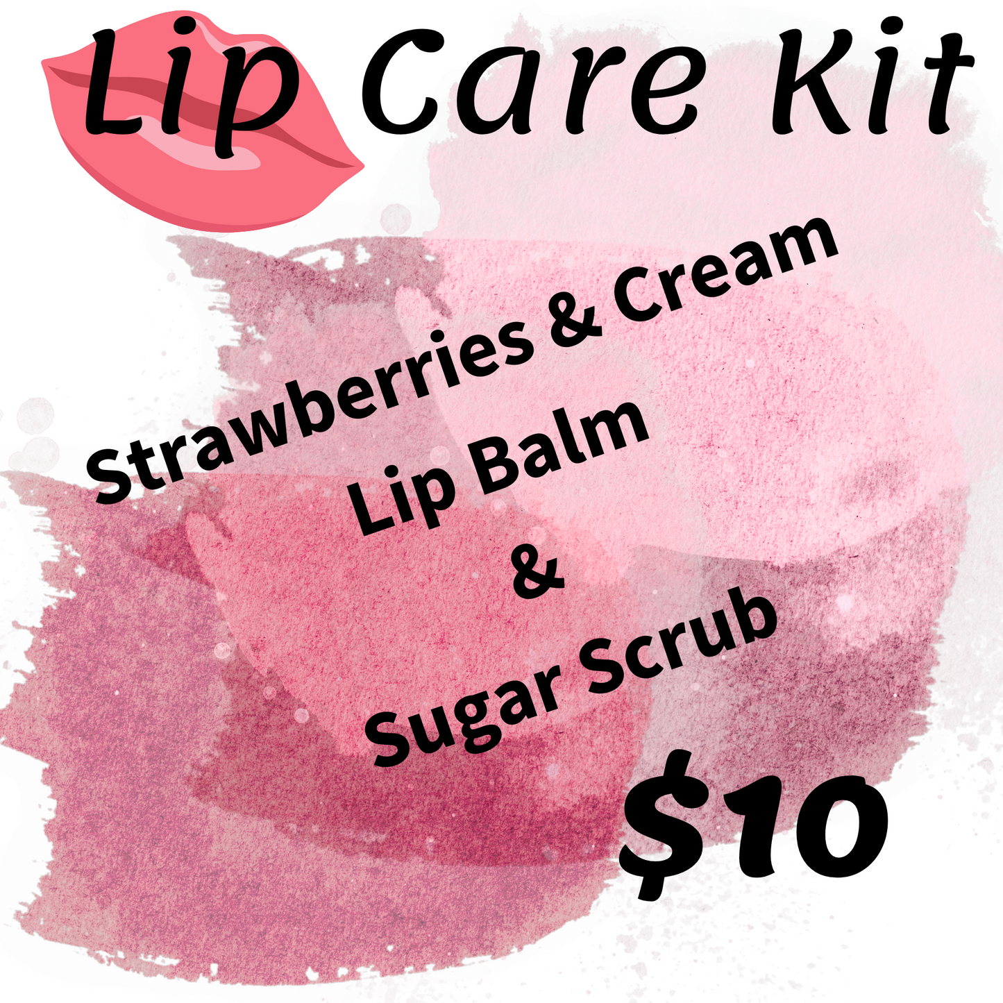 Strawberries & Cream Lip Care Kit