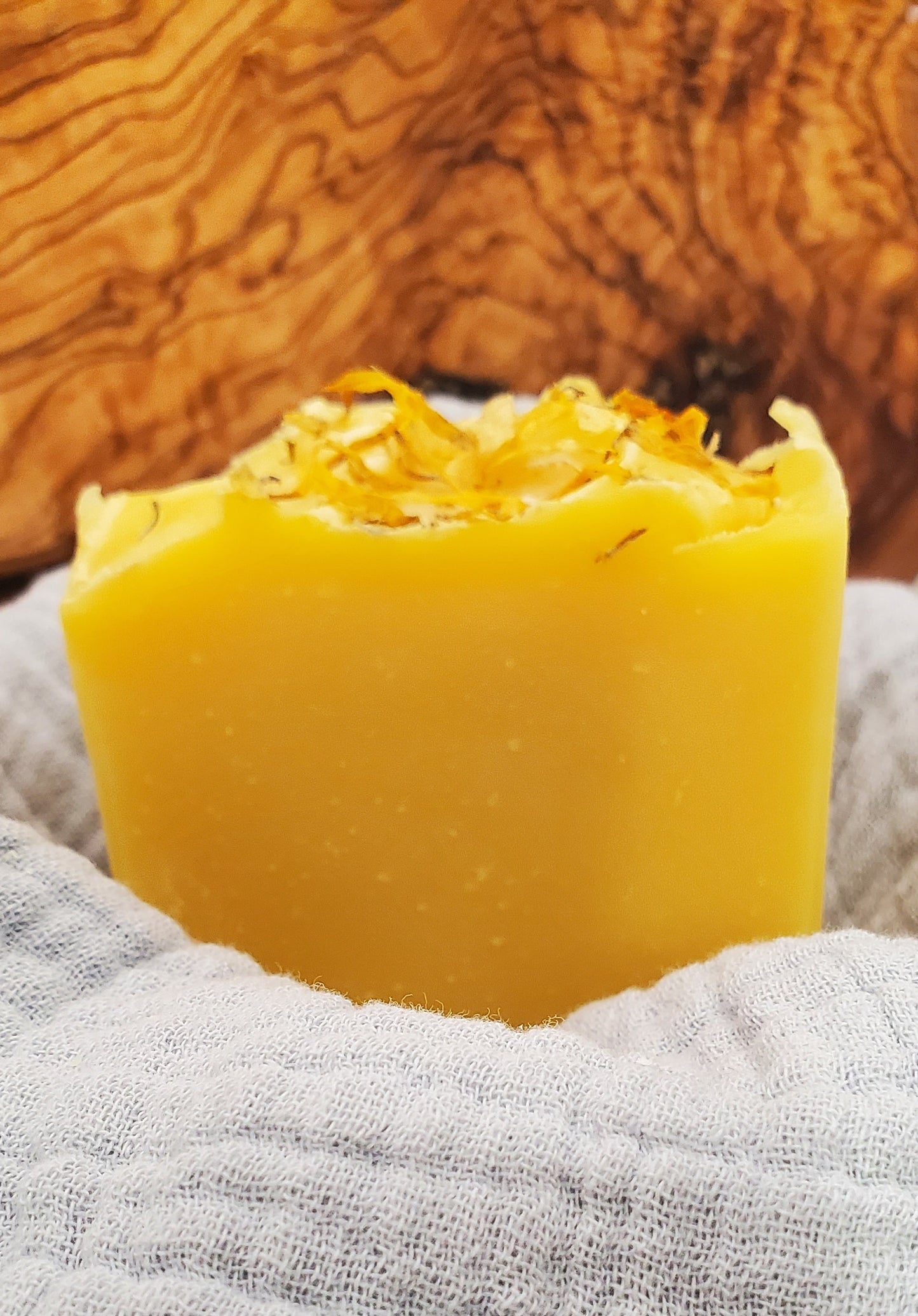 Carrot Soap Infused with Calendula & Chamomile